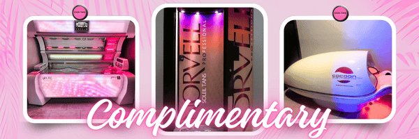 The ultimate sun, spray, and spa experience featuring advanced UV tanning, professional sunless spray booth, and luxury wellness pod.